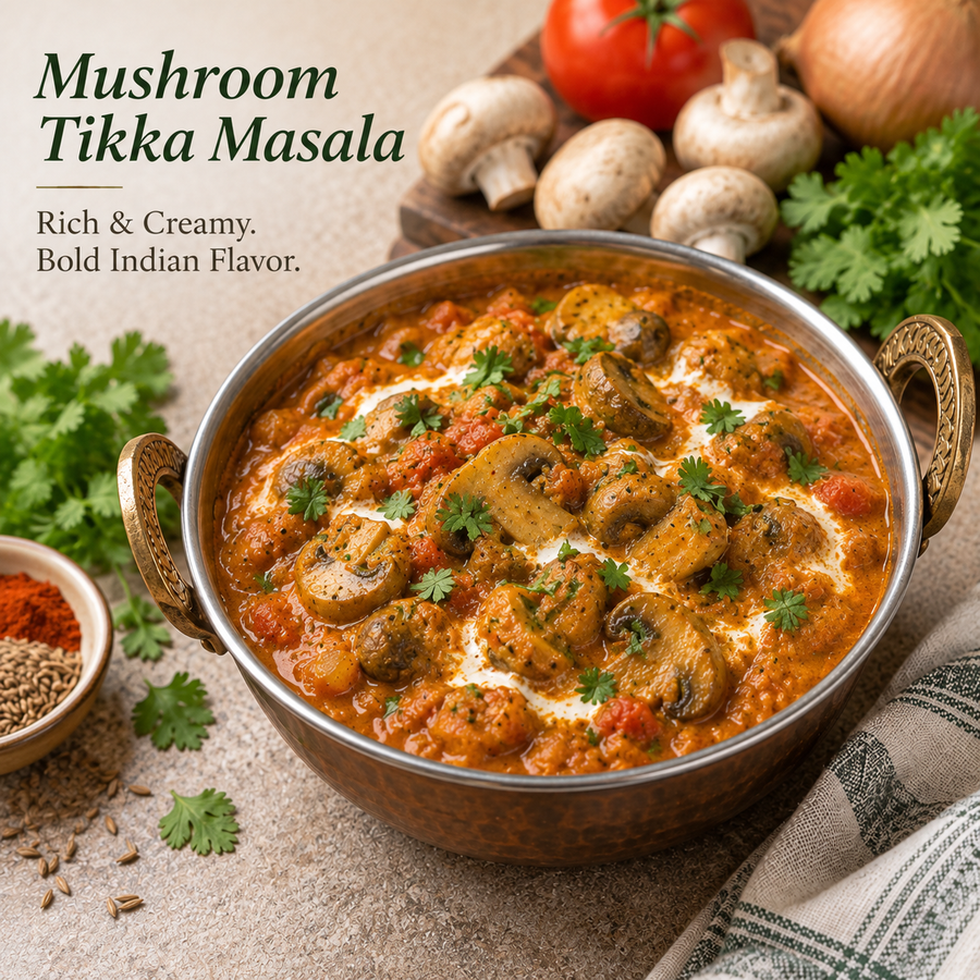 Mushroom Tikka Masala