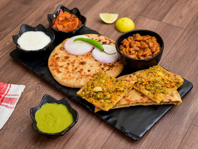 New Stuffed Mix Veg Paratha (New Recipe) (6 pcs.)