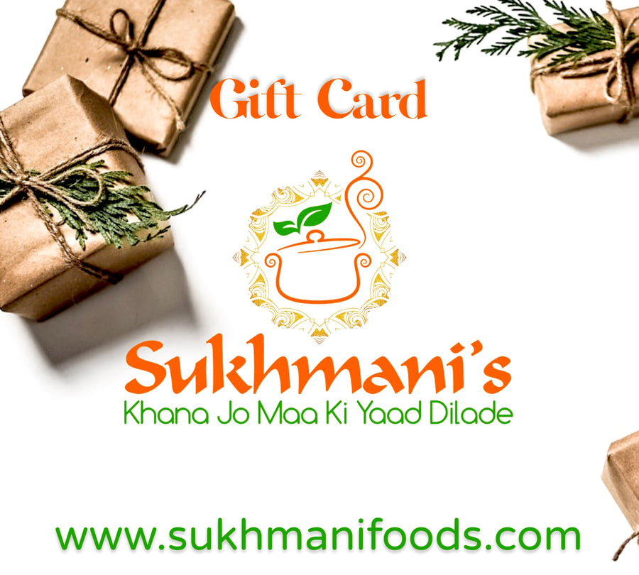 Sukhmani's Gift Card